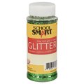 School Smart GLITTER-GREEN 4 OZ S2004123